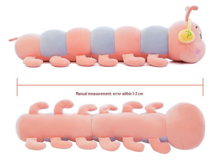 Cute Caterpillar Plush Earphone Pillow - Cozy Sleep Companion