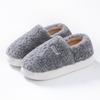 Bag heel cotton shoes autumn and winter fleece mop indoor home thick-soled couple warm and comfortable cotton slippers