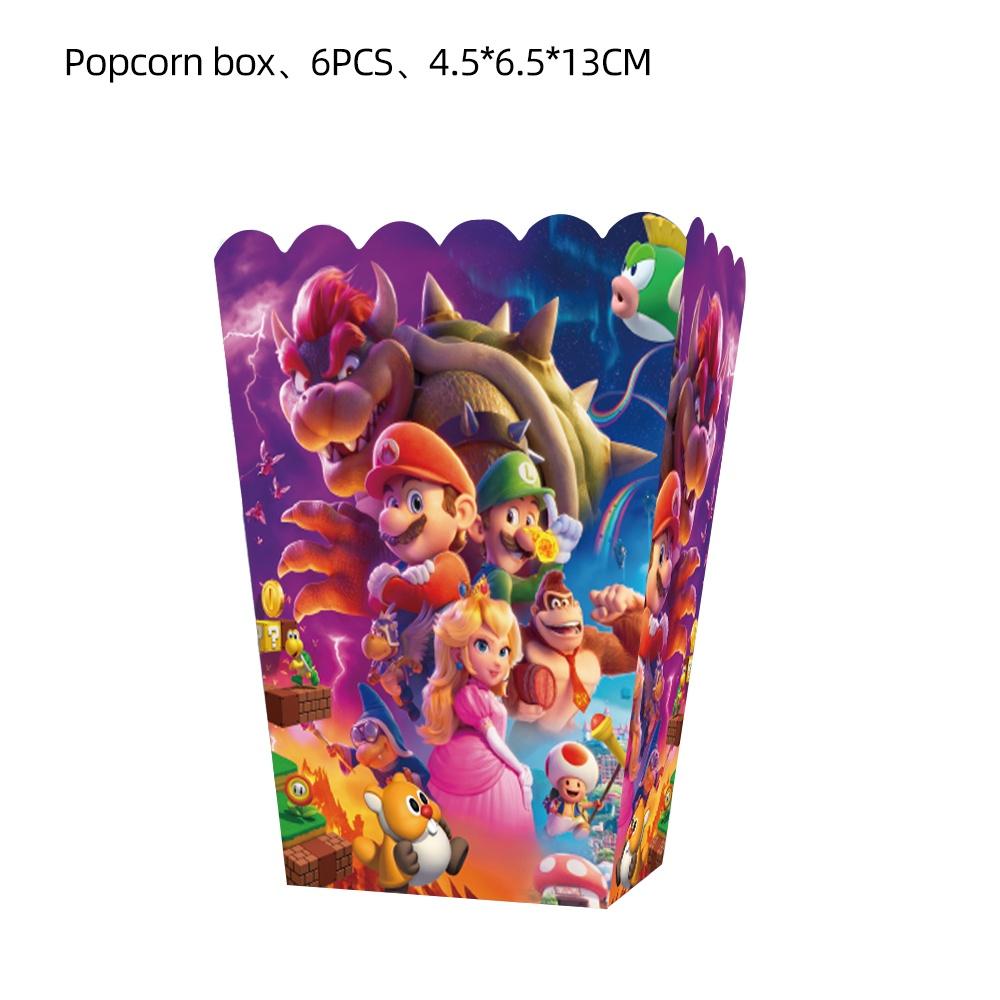 Mario Movie Kids Birthday Party Decoration Banner Tableware Supplies