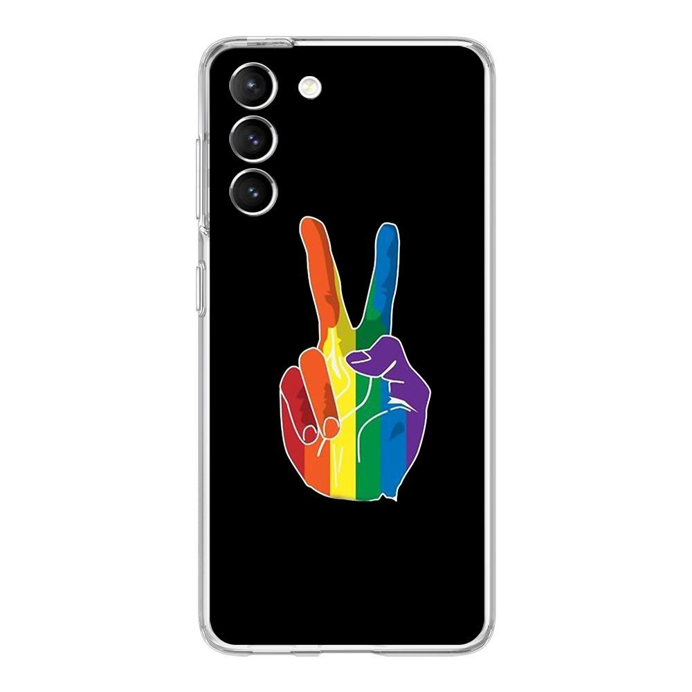 Husă de Telefon Curcubeu LGBT Gay Pentru Samsung Galaxy S22 5G S20 Ultra S21 FE 5G S10E S9 S8 S10 Plus Note 20 10 Husă Spate Moale Transparentă