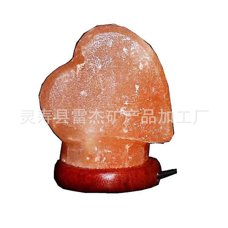 Himalayan Salt Lamp USB Rechargeable Pyramid Night Light Natural Crystal Salt Lamp for Bedroom Desk Meditation Gift