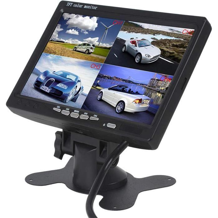 Lychee 7 pouces lcd couleur tft moniteur voiture camera de recul