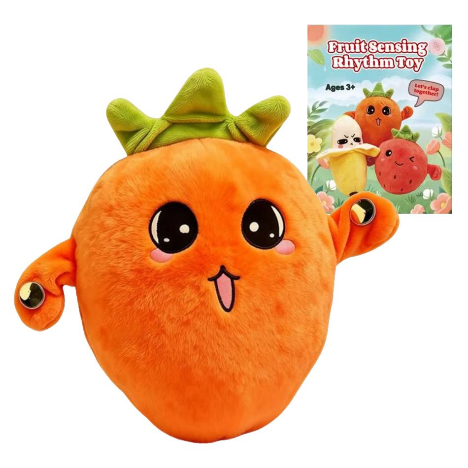 Music Sensory Toy, Interactive Music Plush Toy with Sound, Sensory Activity Learning and Education Toy for Children, Fun Ch