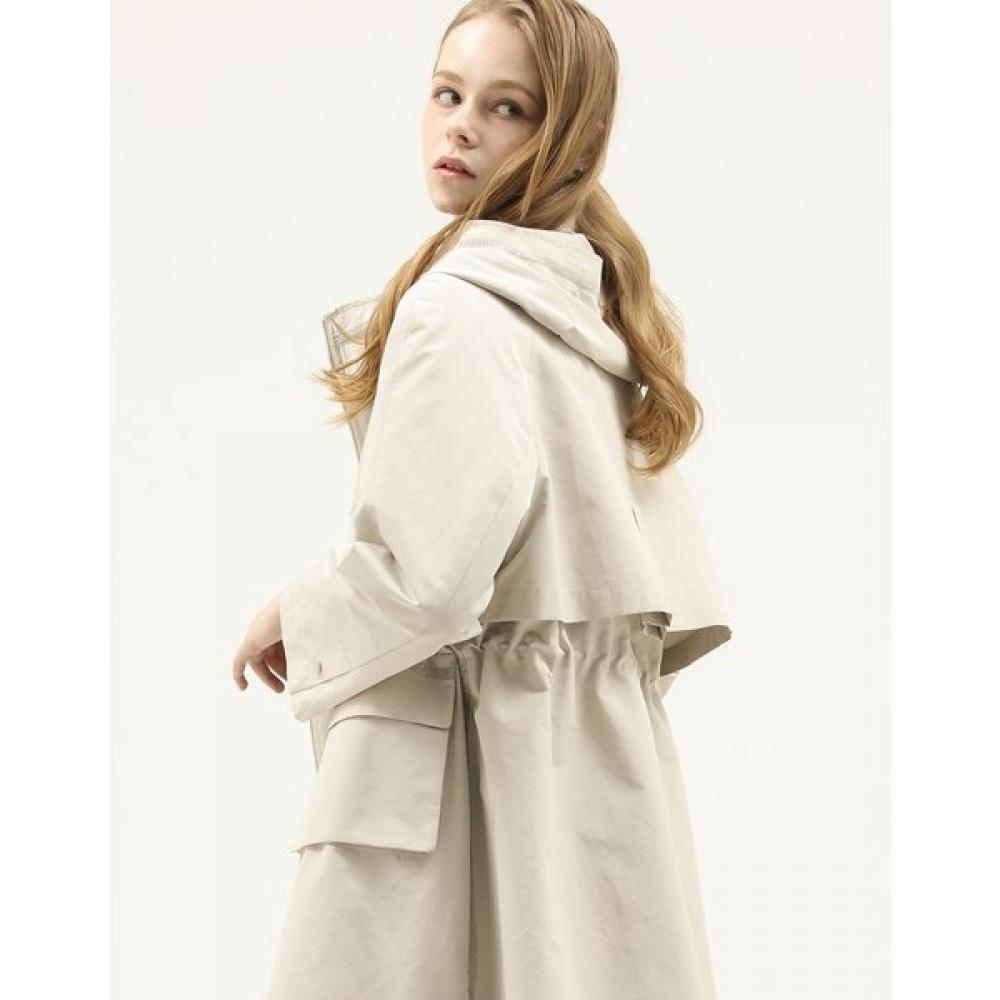 SON JUNG WAN Chain Hood Trench Coat Ztn6161010