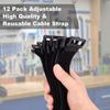 50/30/10PCS Hook and Loop Reusable Fastening Nylon Cable Securing Straps Durable Functional Ties Length 20cm Optional