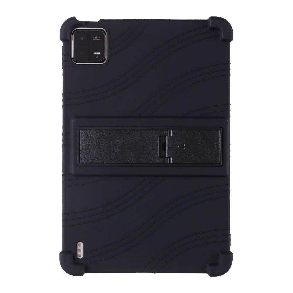 Silicone Case for For Xiaomi Pad 6/6Pro Soft with Adjustable Stand and Anti-impact Thickened Corners.