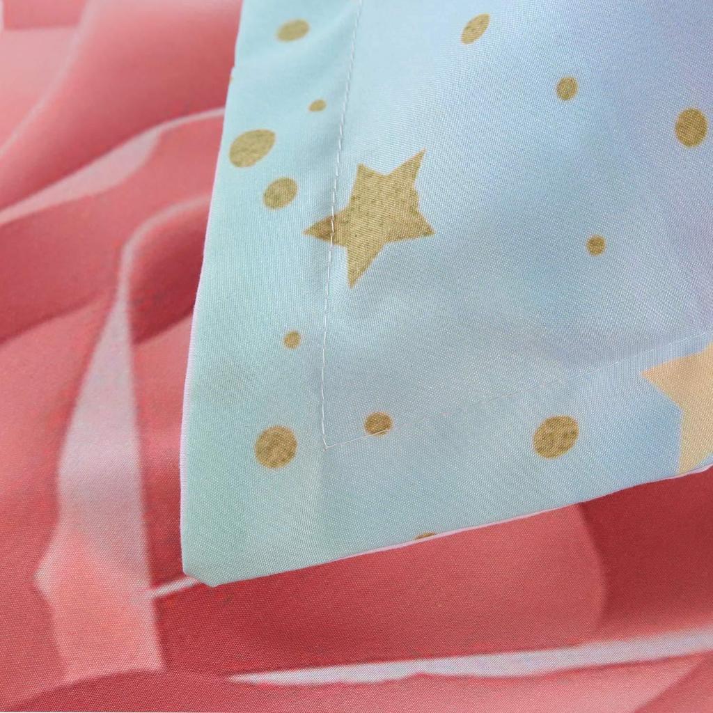 Cartoon Unicorn Bedding Three-Piece Quilt Cover Walmart Exclusive