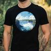 T-Shirt Herren Niagarafälle Illustration Motiv Baumwolle Größe XS bis 5XL