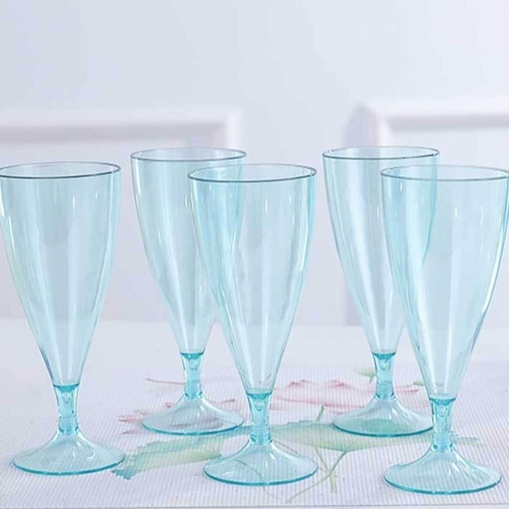 Plastic Wine Glasses Reusable Cocktail Cups Durable Champagne Glasses  Outdoor Use