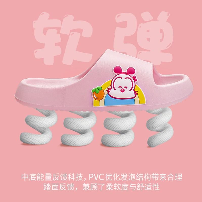 Small and Medium-sized Children's Slippers for Boys and Girls Indoor and Outdoor Non-slip Bathing Summer Children's Cartoon Sandals