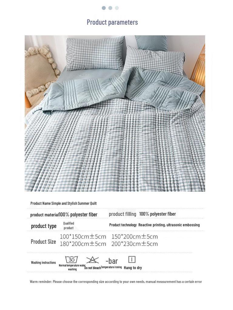 Frischer Stil Gewaschene Sommerdecke - Klimaanlagenkomfort mit kostenlosem Versand