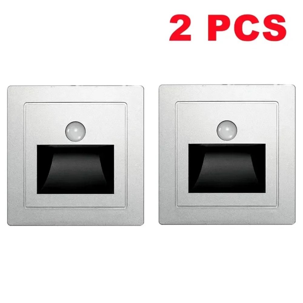 2 Pcs Corridor Lighting Recessed Led Wall Lamp Step Lamp Stair Step Wall Lamp  Indoor