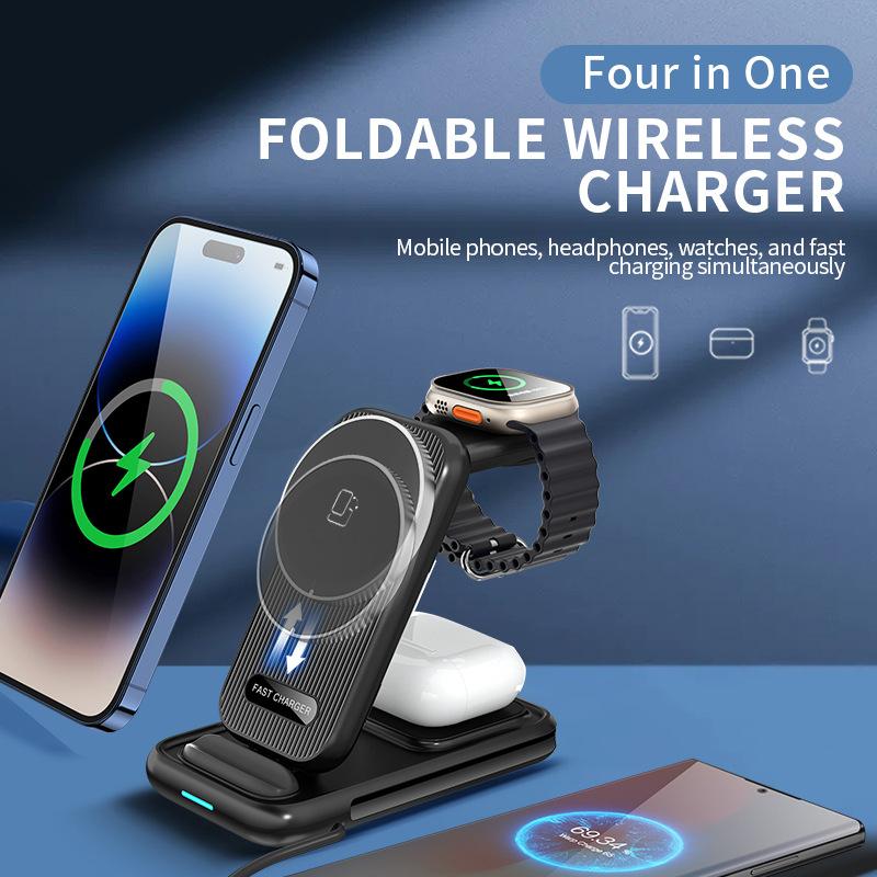 Five In One Wireless Charging Stand For Phones And Watches