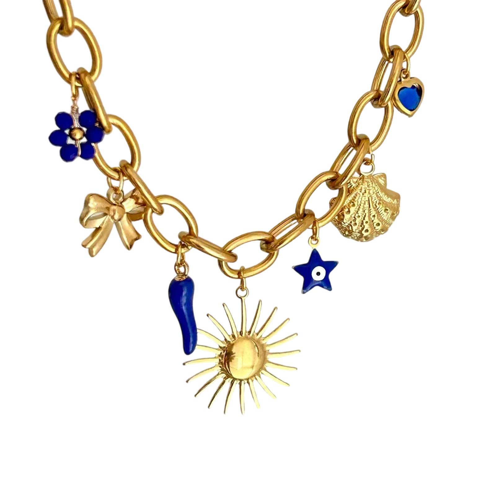 

Ожерелье с морским шармом из нержавеющей стали, плетеная веревочная цепочка, пляжные аксессуары с регулируемой длиной для повседневной носки и вечеринок 12