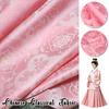 Chinesischer Klassischer Gradient Stickerei Stoff DIY Hanfu Kleid Kostüm Handgemachte Sommerkleidung Blumendruck Stoff Zubehör