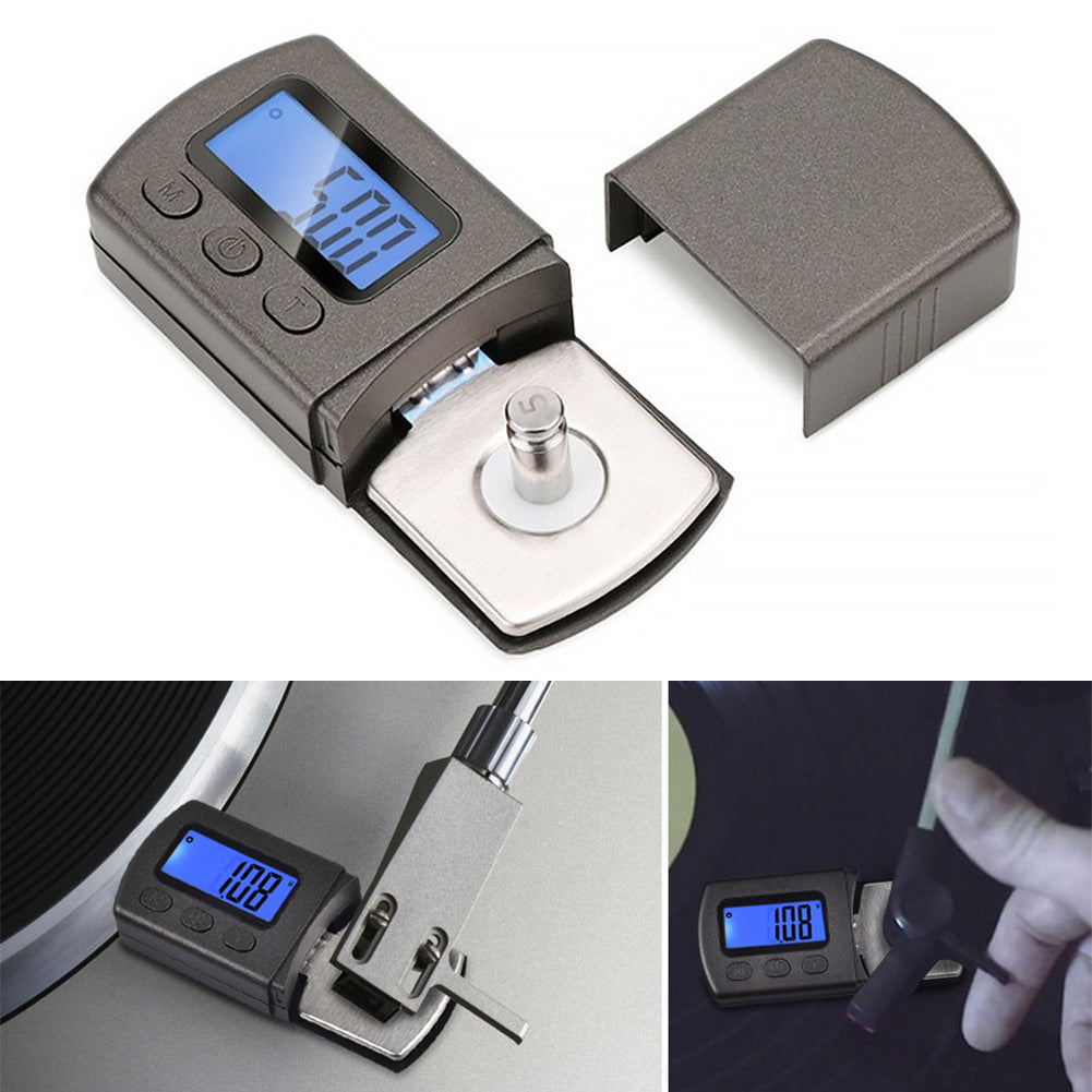 High Precise LCD Digital Turntable Stylus Force Scale Meter Gauge Backlight Portable Tracking For Vinyl Record Needle Wholesale