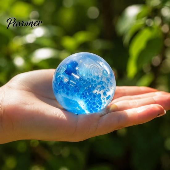 Slow Rebound Squeeze Ball Clear Stress Fidget Toy, Anxiety Relief Soft Toy Transparent for Home Office School Reduction Gadget