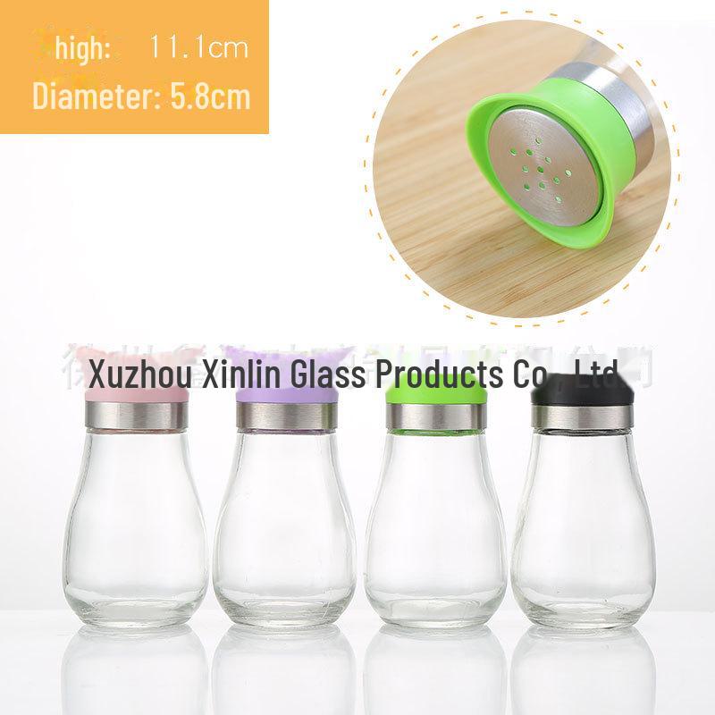 

Набор вращающихся банок для специй из стекла и нержавеющей стали