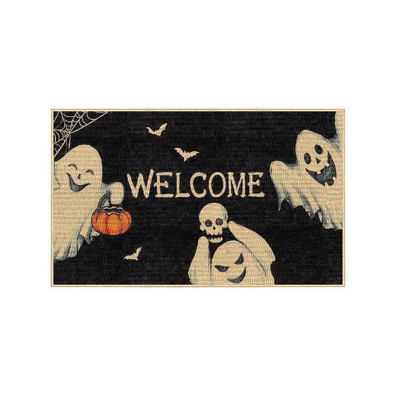1PC Cartoon Halloween Decoration Floor Mat Restaurant Entrance Retro Mat Home Entrance Mat Bathroom Floor Mat Home Decoration