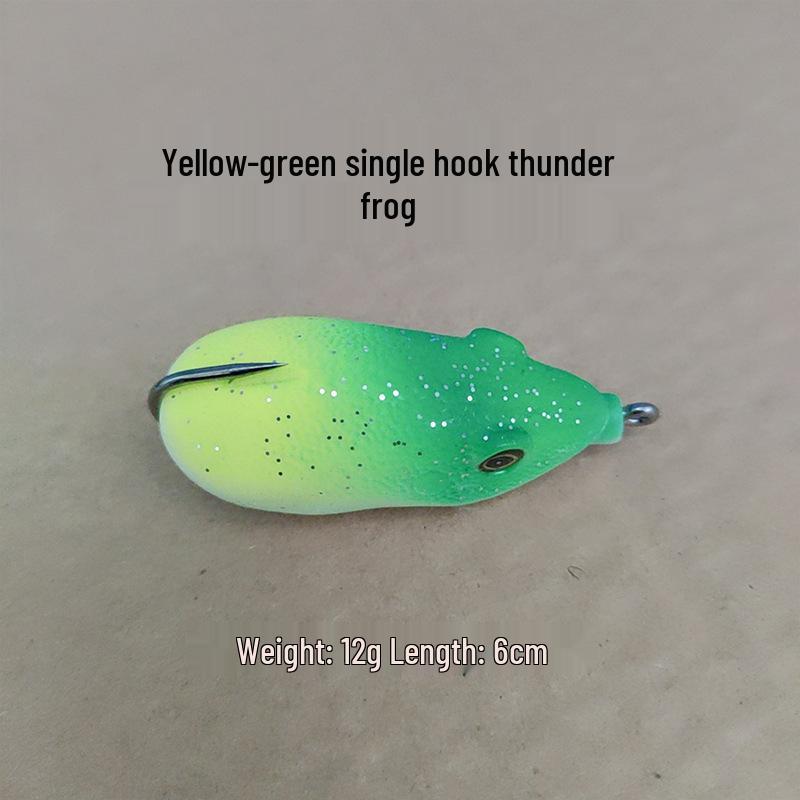 Lei Frog Mouse Black Fish Bionic Soft Lure: No Modification Needed, Freshwater Artificial Bait