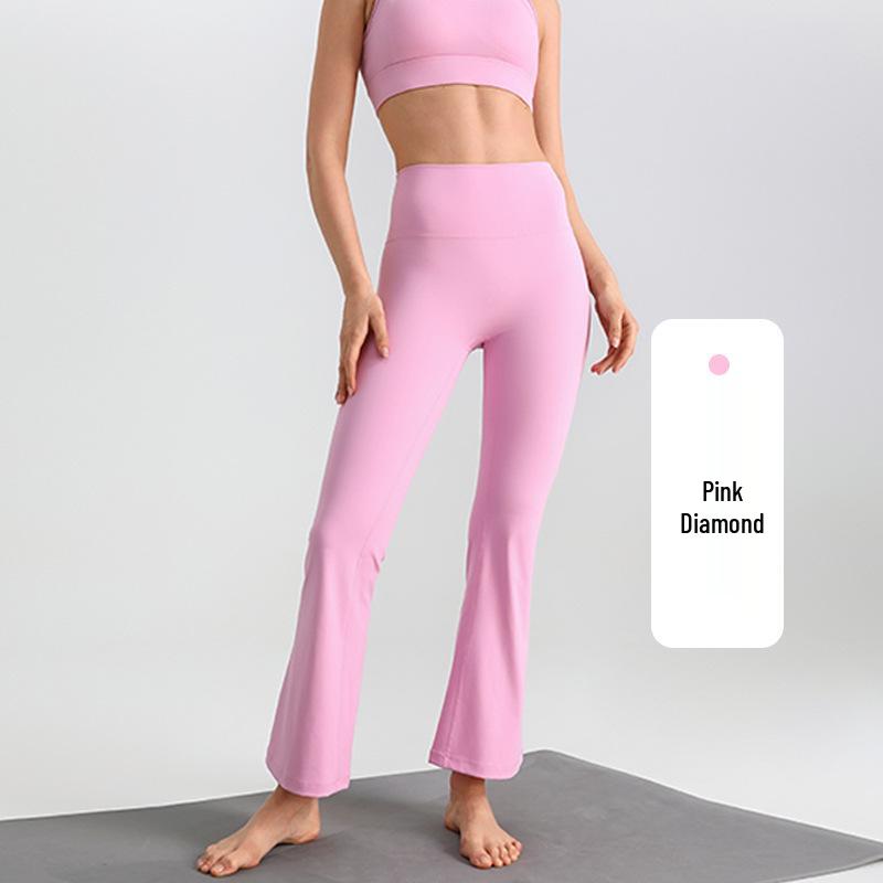 LULU Nude Feel Outdoor Fitness Petite Wide-Leg Flare Yoga Pants for Women