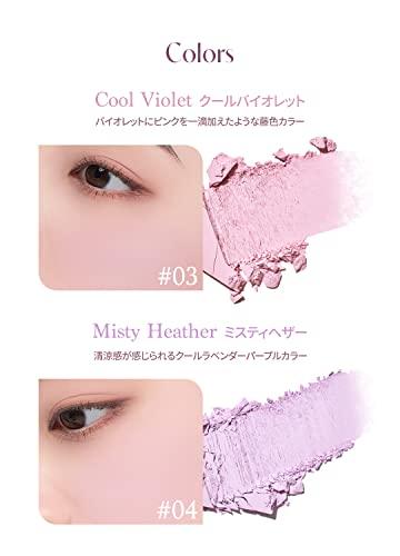 Offizielle Daisyk Blending Mood Wangenblush Palette/4-Farben Wangenrouge/Für Gelb/Kühle Töne/Warme & Kühle Töne/Wangenpalette (02 Cool