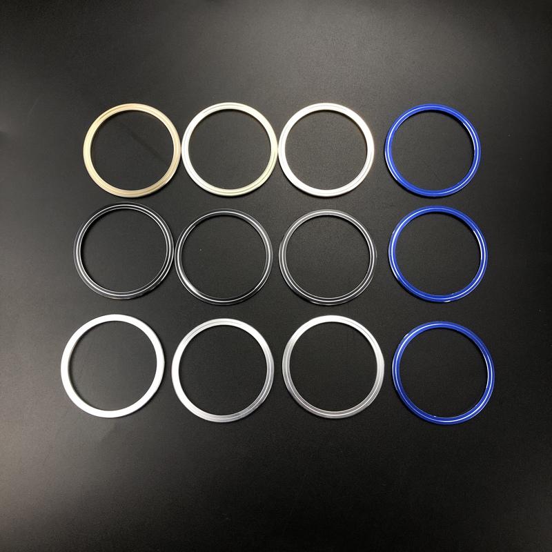 3Pcs/Set Car Styling AC Adjustment Knob Decorative Ring For Subaru Forester Impreza XV Crosstrek WRX Levorg Auto Accessories