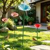 Iron Bird Feeding Dish Creative Bird Water Bowl Flower Shaped Bird Bath  Hummingbird
