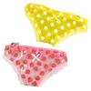 Cute Panties Cosmetic Bag Waterproof PVC Makeup Bag Fun Briefs Design Zippered Travel Toiletry Pouch Gift for Women Girls