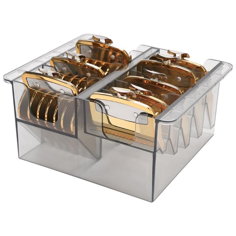 Practical Plastic Clippers Guard Holder Designed To Prevent Loss And Damage Storage Box For Barbers And Home Use