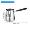 uxcell Coffee Pot, 20oz600ml, Stainless Steel Coffee Warmer, Coffee Maker, Butter Warmer, Coffee Heater, Milk Dissolving Pot with Spot