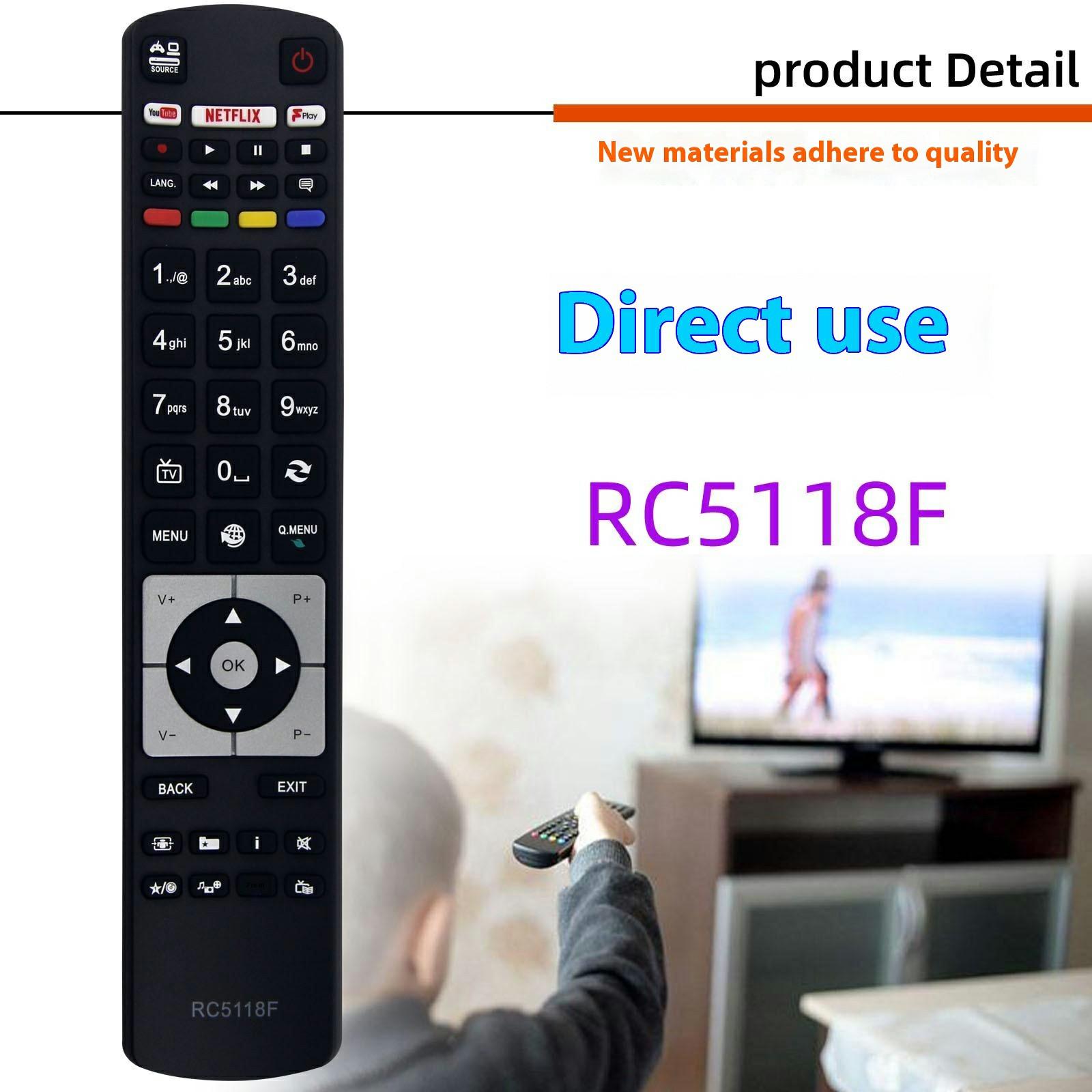 

RC5118F For Hitachi TV Remote Controller 1-8m ABS Television Remote Control Type A