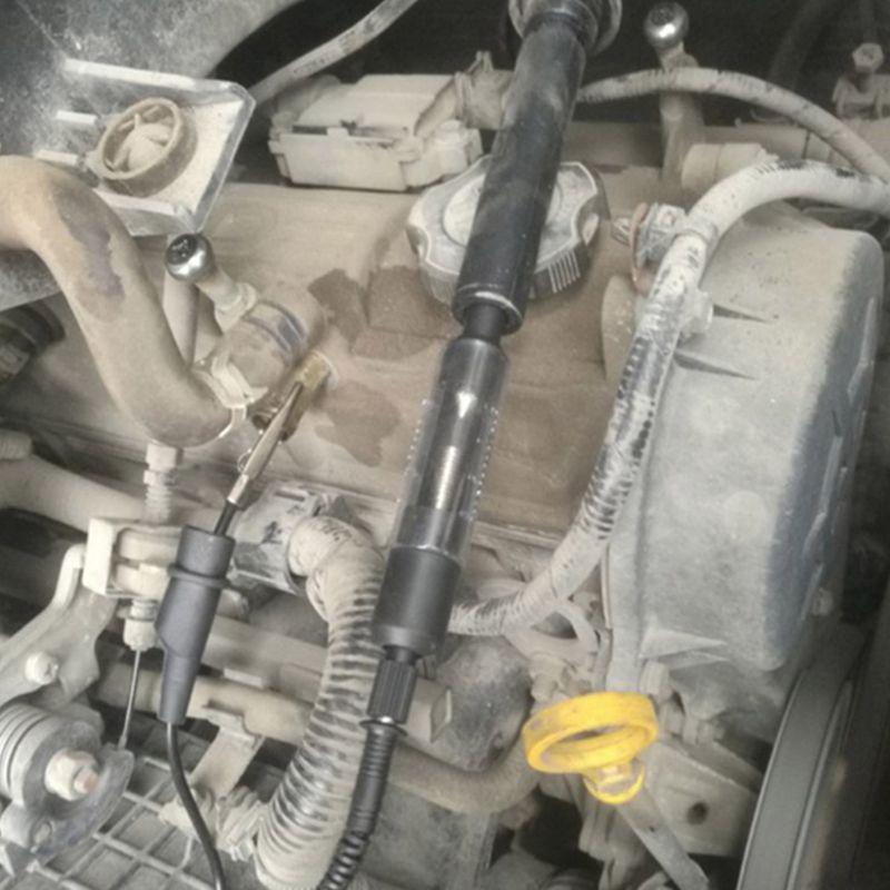 Inline Spark Tester Plug Engine Ignition Tester Fool-Proof Pick Up Coil Armature Diagnostic Detector Tool for Car Engine