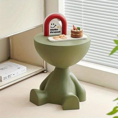 Versatile Cream-Style Side Table - Chic Storage Organizer for Bedroom, Living Room & Office - Desk & Drawer Organizer for Home Storage