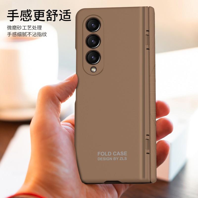 Slim Full Coverage Protective Case Galaxy Z Fold4 Fold3 Foldable Phone PC Bumper Shockproof Anti-Fingerprint