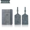 Multi-Color Luggage Tag & Anti-Magnetic Passport Holder Set
