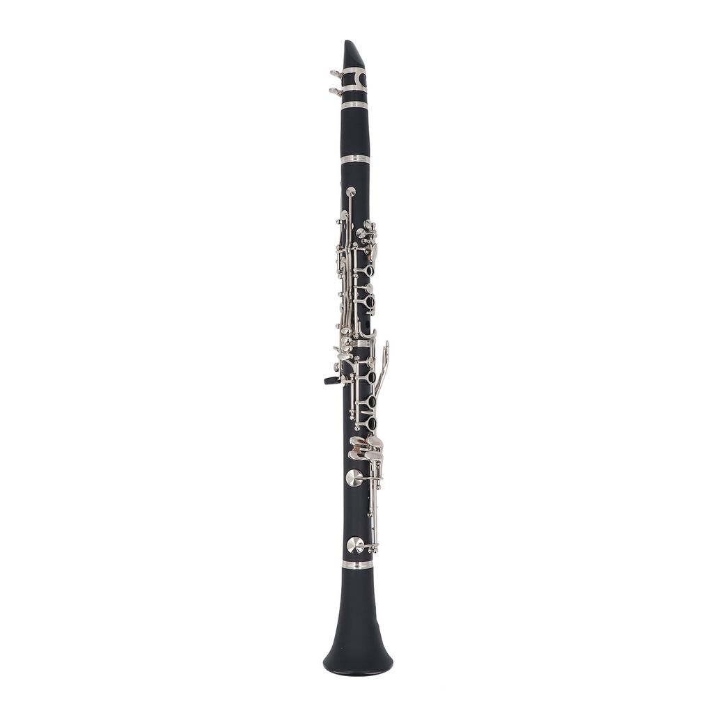 Professional Bb Clarinet Engineering Plastic 17 Keys B Flat Clarinet Instrument for Practice