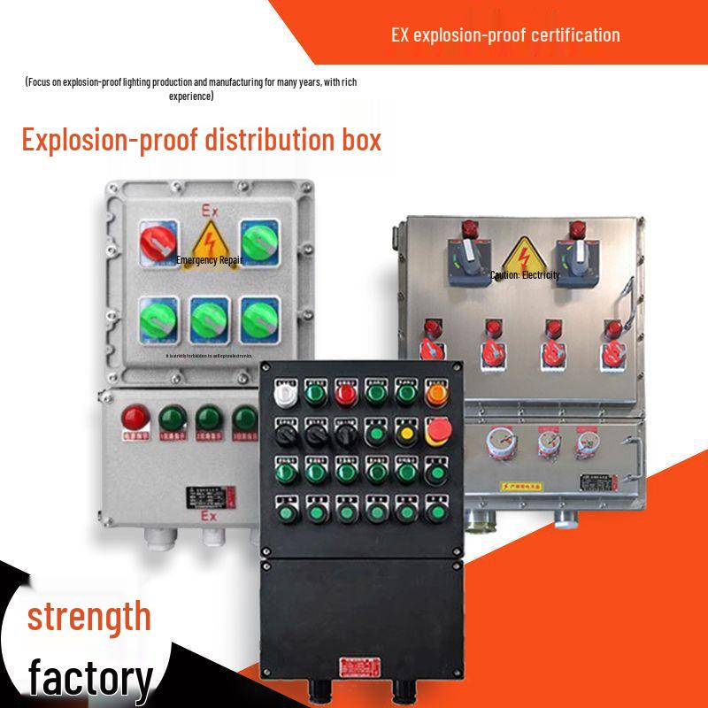

Explosion-Proof Die-Cast Aluminum Control Box, IIB Increased Safety, Corrosion-Resistant Stainless Steel Junction Box