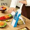 Compact Kitchen Gadget for Vegetables Multifunctional Vertical Vegetable Cutter, Stainless Steel Blades with Container Foldable Dicer And Slicer