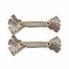 2pcs Metric 60 Degree Thread Pitch Gauge Thread Cutting Gauge  For Screw Measurement