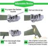 Zinc Zinc Alloy Canvas Waistband Solid Color Sturdy Cloth Belt Fashion Men Weaving Belt  Gifts