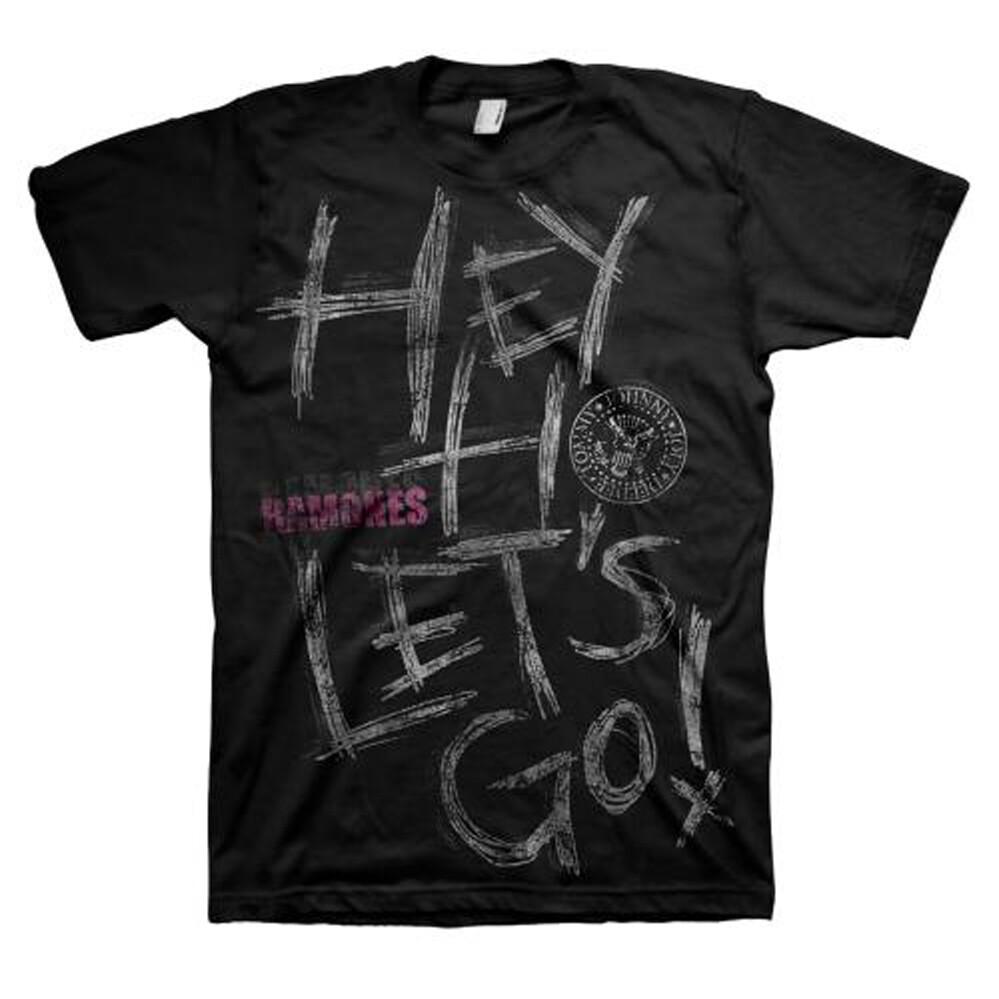 Ramones - Hey Ho - Black  t-shirt Unisex T-Shirt XL