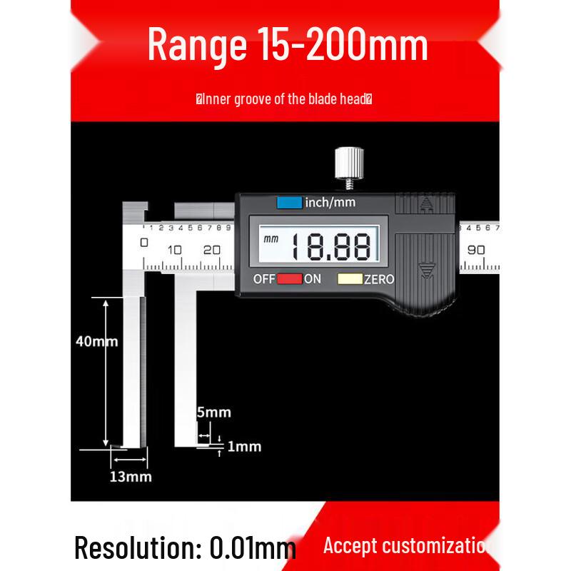 

Jundingying Digital Inside Groove Caliper