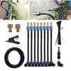 Omnidirectional Misting Nozzle Kit Bend Arbitrarily Atomized Sprayer Garden Irrigation Humidify Landscaping Cooling Dust Removal