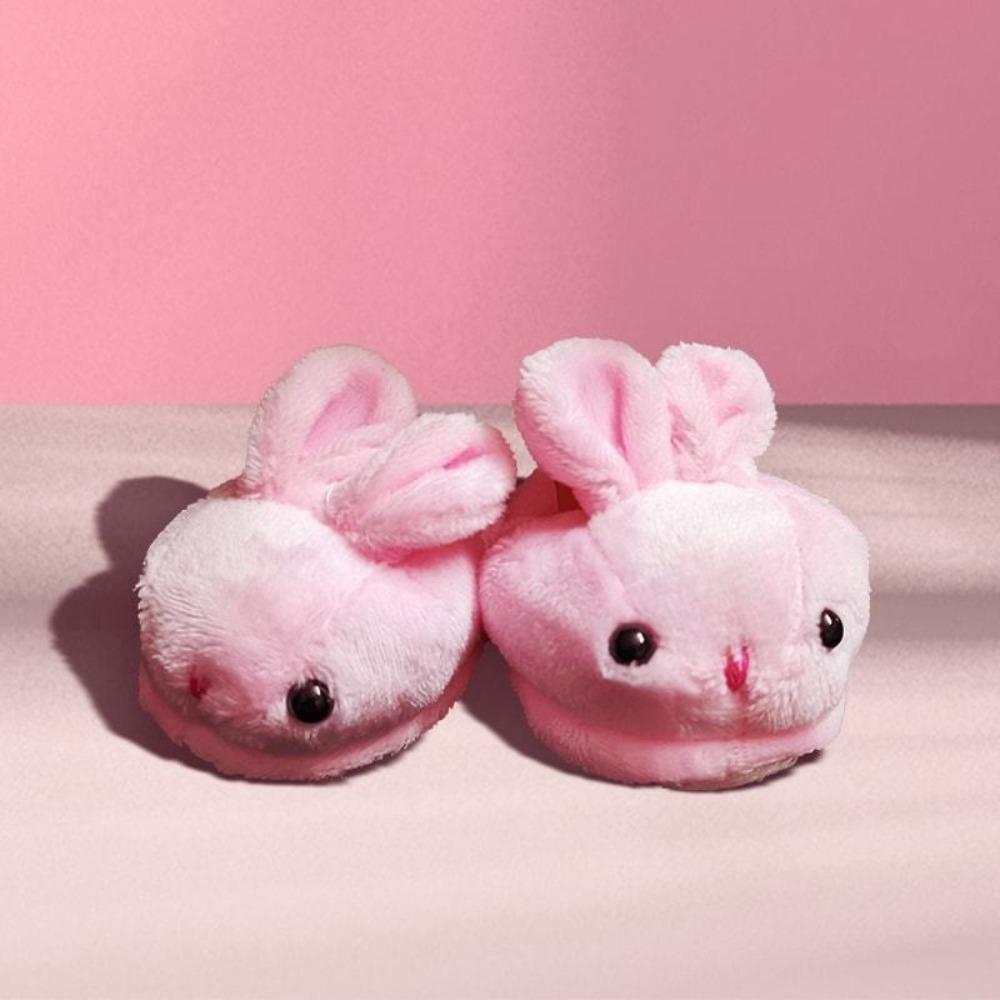 Rabbit Bear Doll Slippers Cartoon Animal Doll Accessories Lovely Mini Plush Shoes  1/4 BJD Dolls