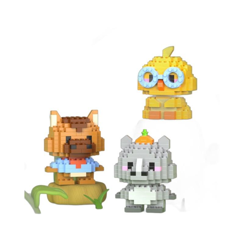 Small Animal Doll Series Micro Particle Building Block Children's Assembled Toys