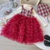 Chinese Style Girls' Sleeveless Dress with Hat - Winter New Arrival (AWB178)