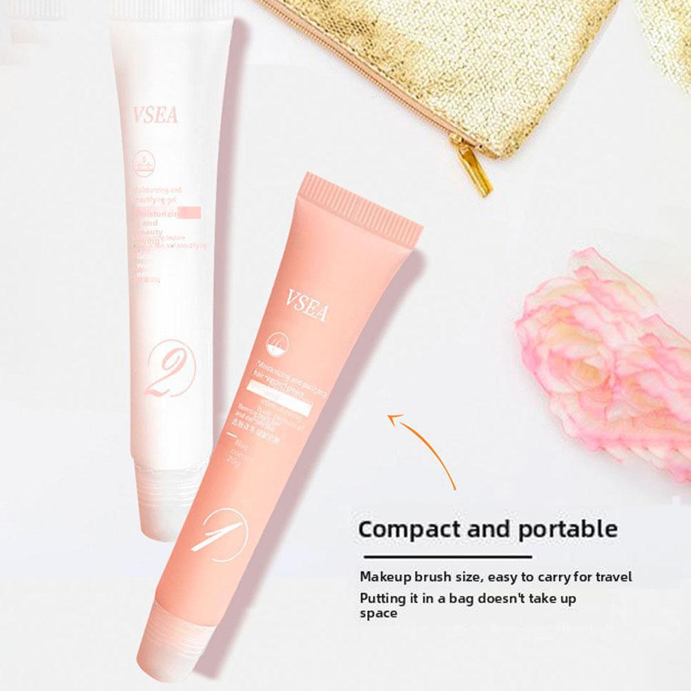 Effective Lip Hair Remover Men Women Painless Gentle Aloe Removal Skin Moisturizing Gel Lip Car T9Y1