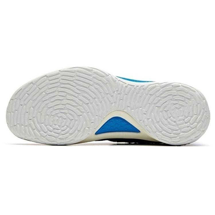 Anta KT5 Away Thompson 5 Mesh Non-Slip Wear-Resistant High-Top Basketball Shoes Men Sneaker White Blue 11941101-6