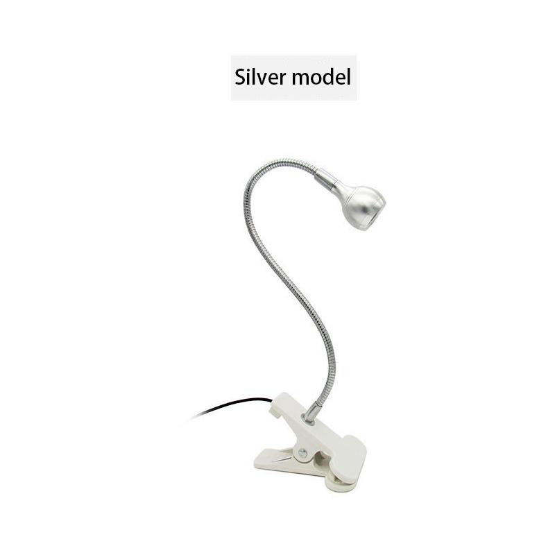

Led Clip Lamp Eye Protection Student Study Desk Lamp Computer Keyboard Lamp Dormitory Metal Material Desk Lamp USB Powered